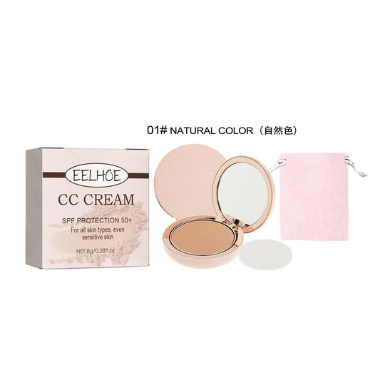 CC Cream, Skin Protection Lightweight Breathable Durable Not Easy To Take Off The Makeup Natural Block Defect Calm Makeup Makeup Powdery Cake