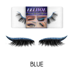 Eyeliner And Eyelash Stickers, Self-Adhesive False Eyelashes With European And American 3d Eyelash Eyeshadow Eyeliner