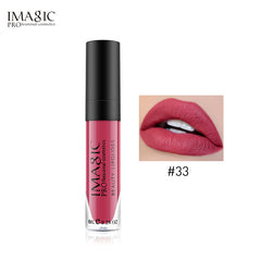 IMAGIC Non Stick Cup Matte Lip Gloss Moisturizing And Long Lasting Non Discoloring Lipstick Lip Glaze Biting Lip Makeup