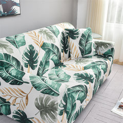 Four season sofa cover with full elastic sofa cover and fabric combination anti slip cover