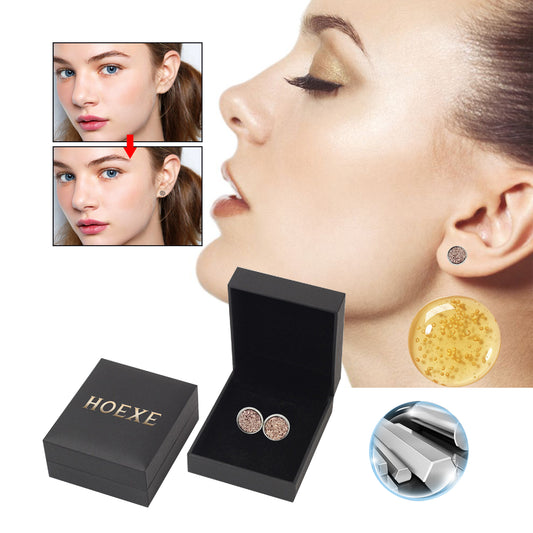 Magnetic Earrings, No Piercing Earrings Clear Jawline Lines To Create A Beautiful Figure