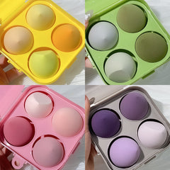 4PCS Water Drop Beauty Makeup Sponge Cosmetic Puff Blending Facial  Foundation Powder  Make Up Sponges  Accessories Maquillaje