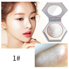 QIBEST Highlighting Powder High Gloss Diamond Sparkling Mashed Potatoes Brightening And Repairing Highlighting Powder
