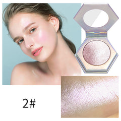 QIBEST Highlighting Powder High Gloss Diamond Sparkling Mashed Potatoes Brightening And Repairing Highlighting Powder