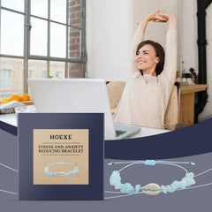 Aquamarine Crystal Fragment Bracelet Simple Portable Fresh Sea Blue Shell Bracelet With 100 Accessories