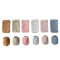 Summer New Knee Pad Socks Set Knee Pad Baby Floor Socks