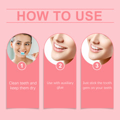 Crystal Dental Drill, Personality Sparkle Stylish Dental Accessories Enhance Smile Easily Use Decorative Dental Drill