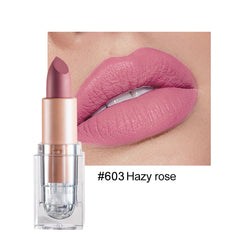 HANDAIYAN Matte Lipstick 12 Color Lipstick Not Easy To Fade Nude Pink Lipstick