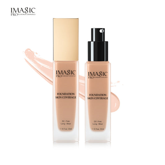 IMAGIC Small Golden Cover Liquid Light And Moisturizing Concealer Brightening Waterproof And Oil-Controlling Makeup