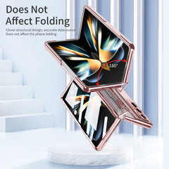 Samsung zfold 6 phone case FOLD5 flat hinge folding pen slot protective cover W23 electroplated lens film suitable