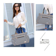 Colorland Black White Stripes Baby Diaper Bag Organizer Fashion Mummy Maternity Bag Travel Messenger Changing Nappy Bags Handbag