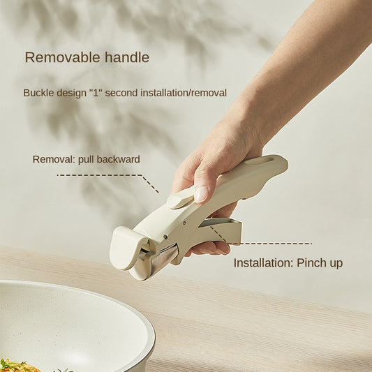 Detachable cookware set, pot, wheat rice stone, flat bottomed pan, non stick pan, frying pan