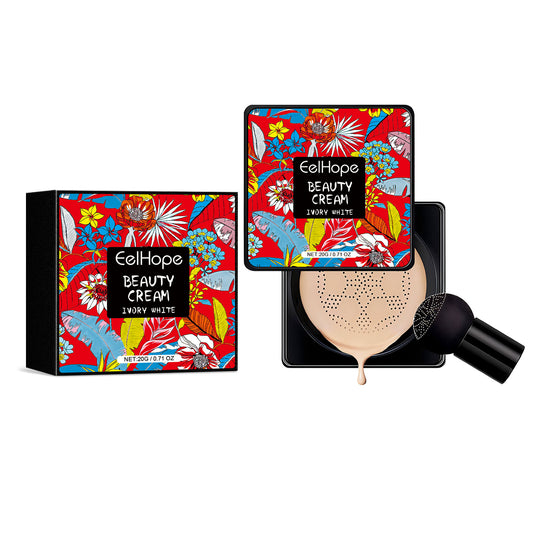 Beauty Cream, Cover Facial Blemishes Light Natural Base Makeup Long-Lasting Makeup Cushion