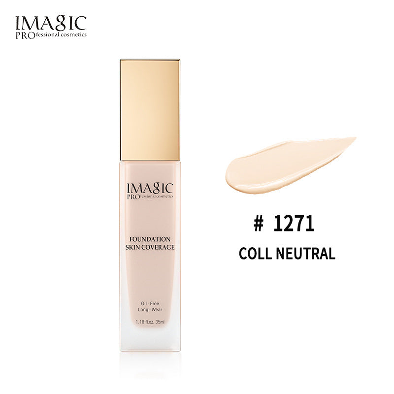 IMAGIC Small Golden Cover Liquid Light And Moisturizing Concealer Brightening Waterproof And Oil-Controlling Makeup