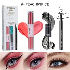 O'CHAI NMascara, long, thick, curling eyeliner, ultra-fine waterproof, non-smudge liquid eyeshadow